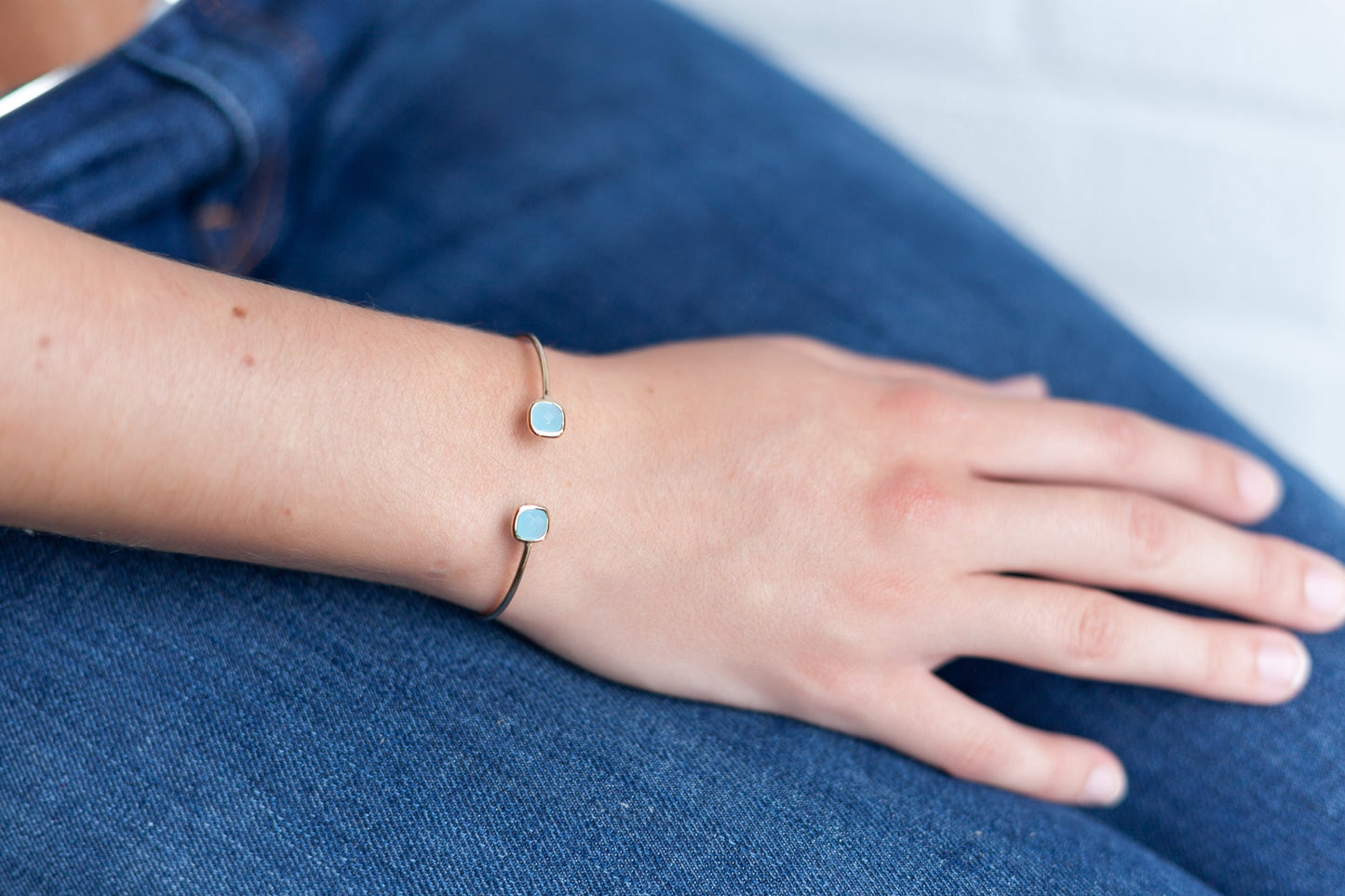 armreif mit steinen türkis vergoldet