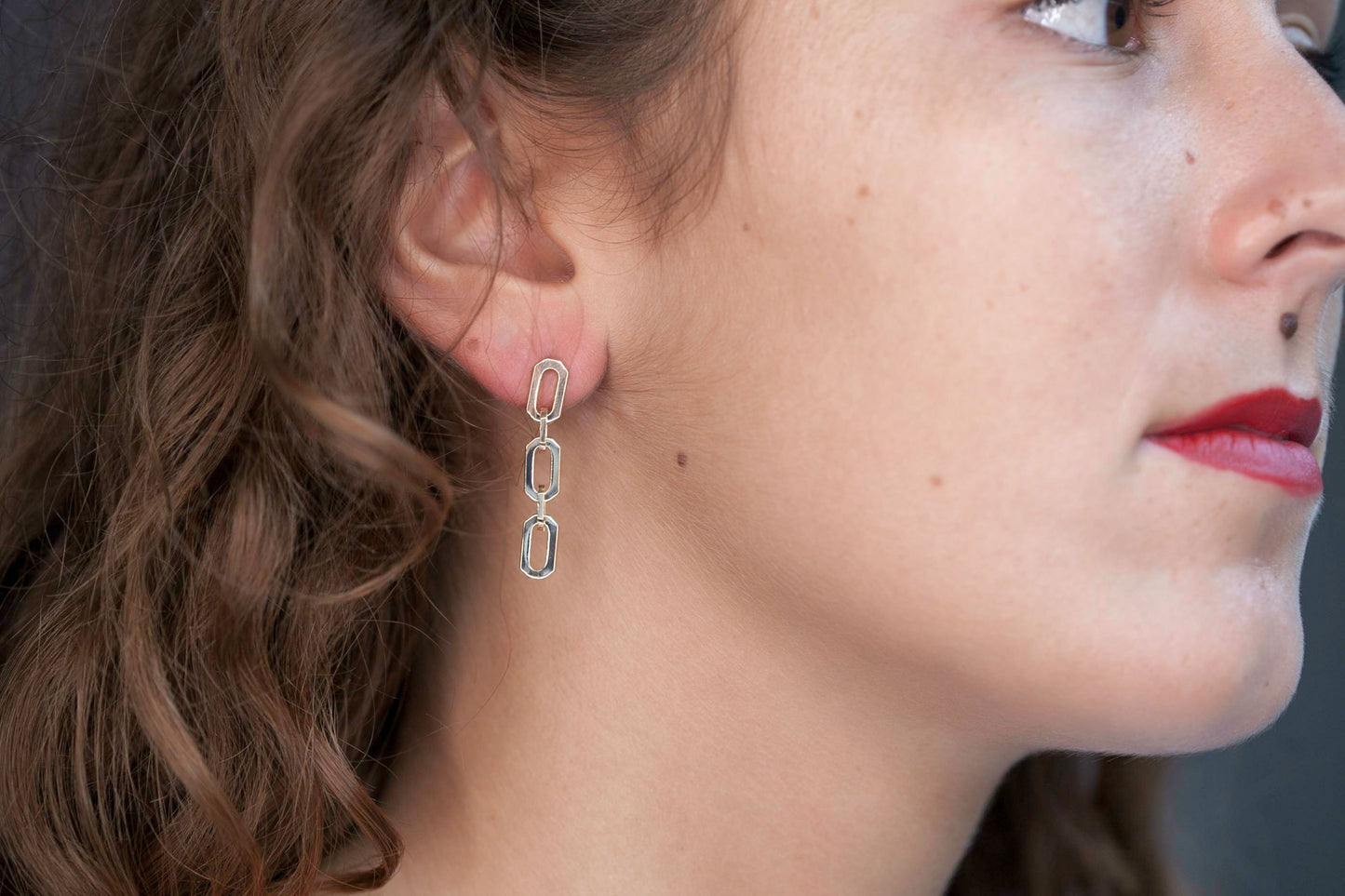 Ketten Ohrhänger - 16K vergoldet