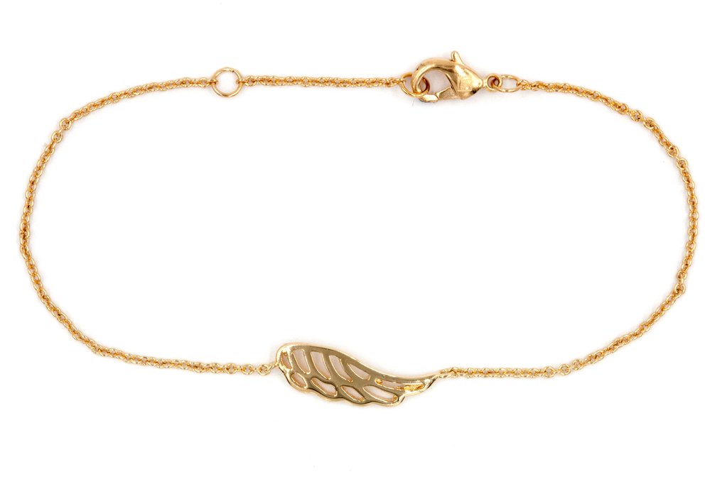 Armband mit Flügel | 16Karat vergoldet