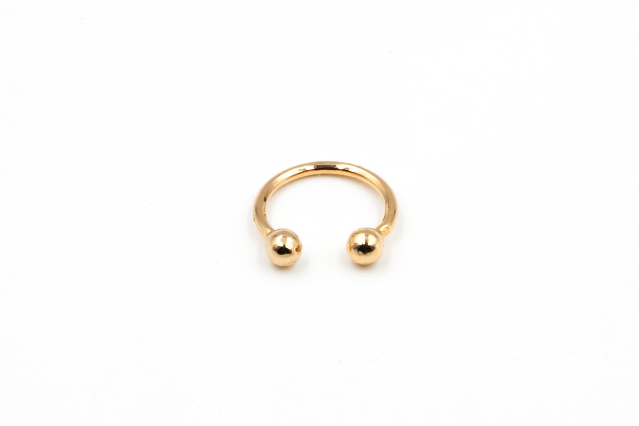 earcuff vergoldet