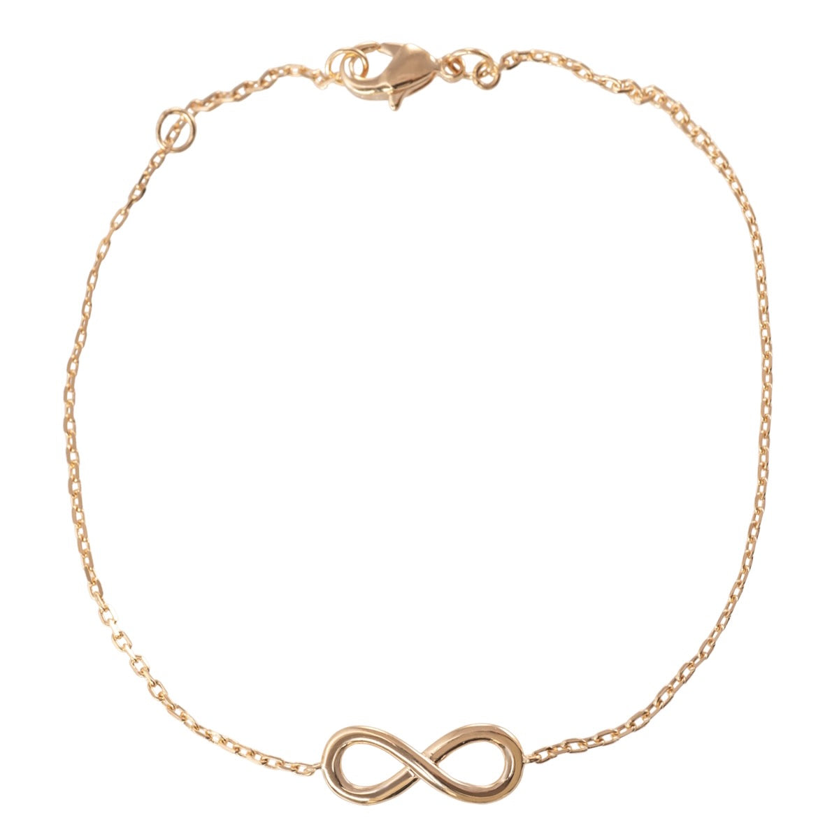 Unendlich-Armband vergoldet - Infinity Armband
