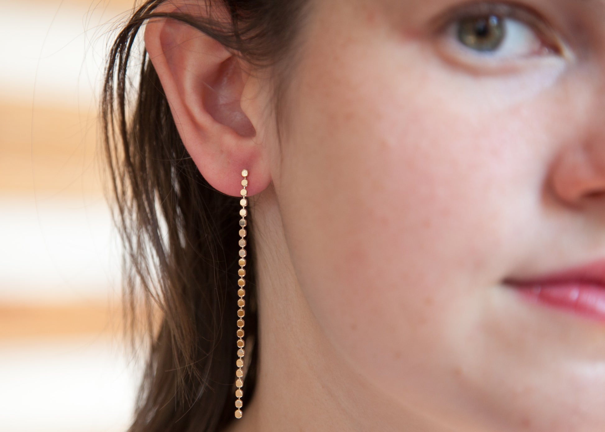 Stylische Ohrkettchen