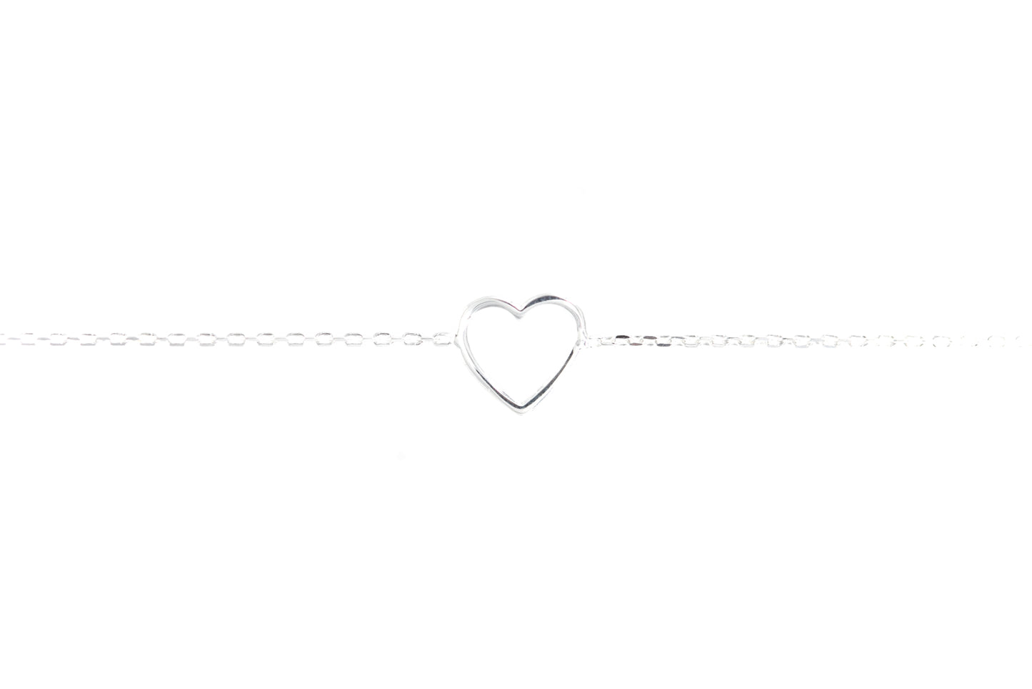 Armband mit Herz aus Silber