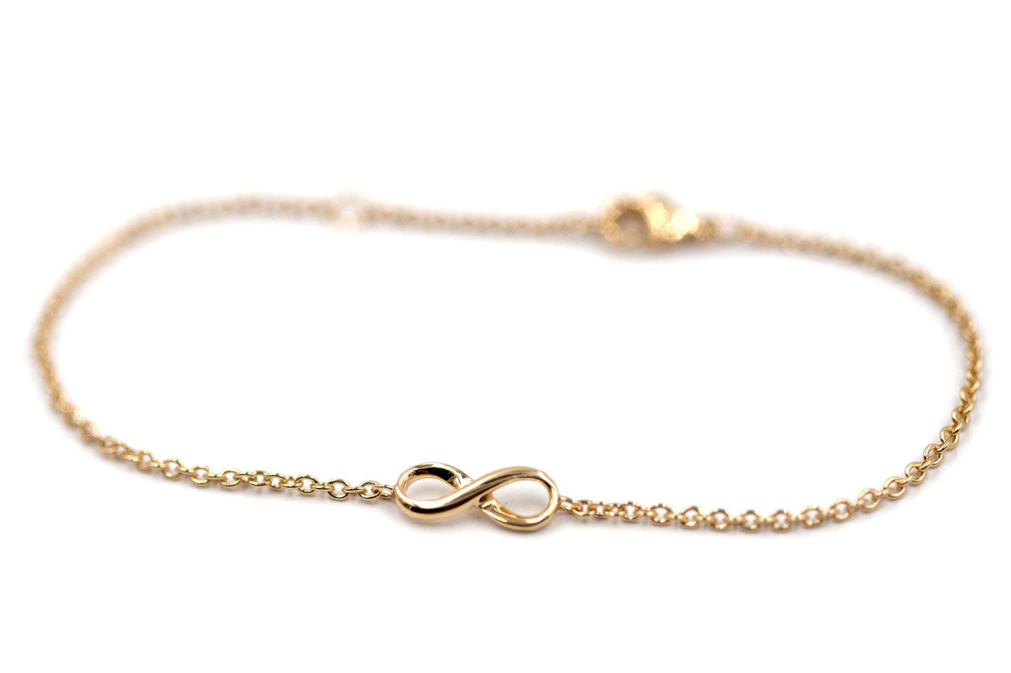 Unendlich-Armband vergoldet - Infinity Armband