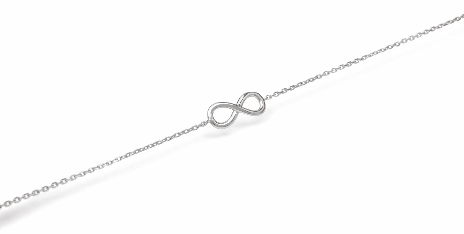 Armband Infinity Symbol Unendlichkeits-Zeichen aus Silber