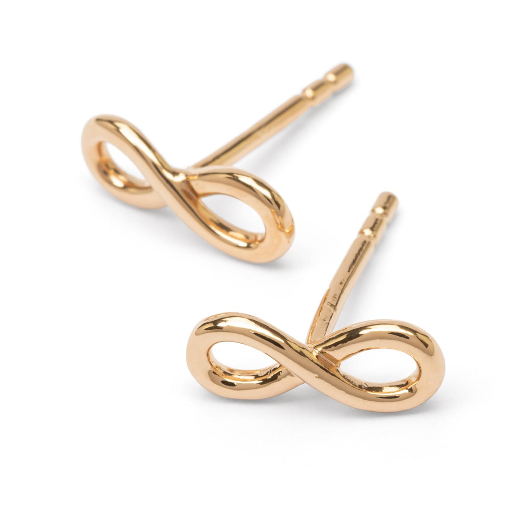 Ohrringe mit Unendlich-Symbol.