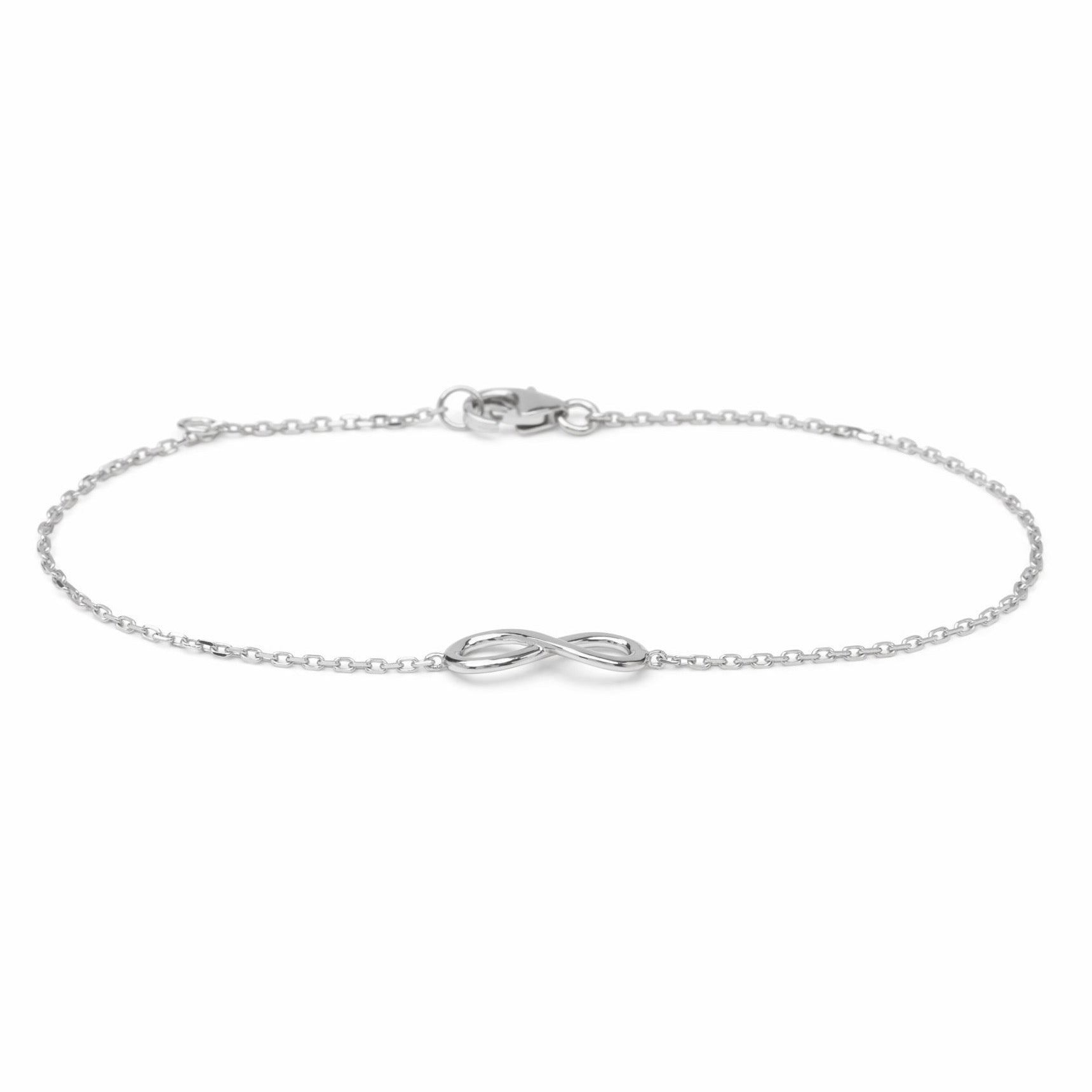 Armband Infinity Symbol Unendlichkeits-Zeichen aus Silber
