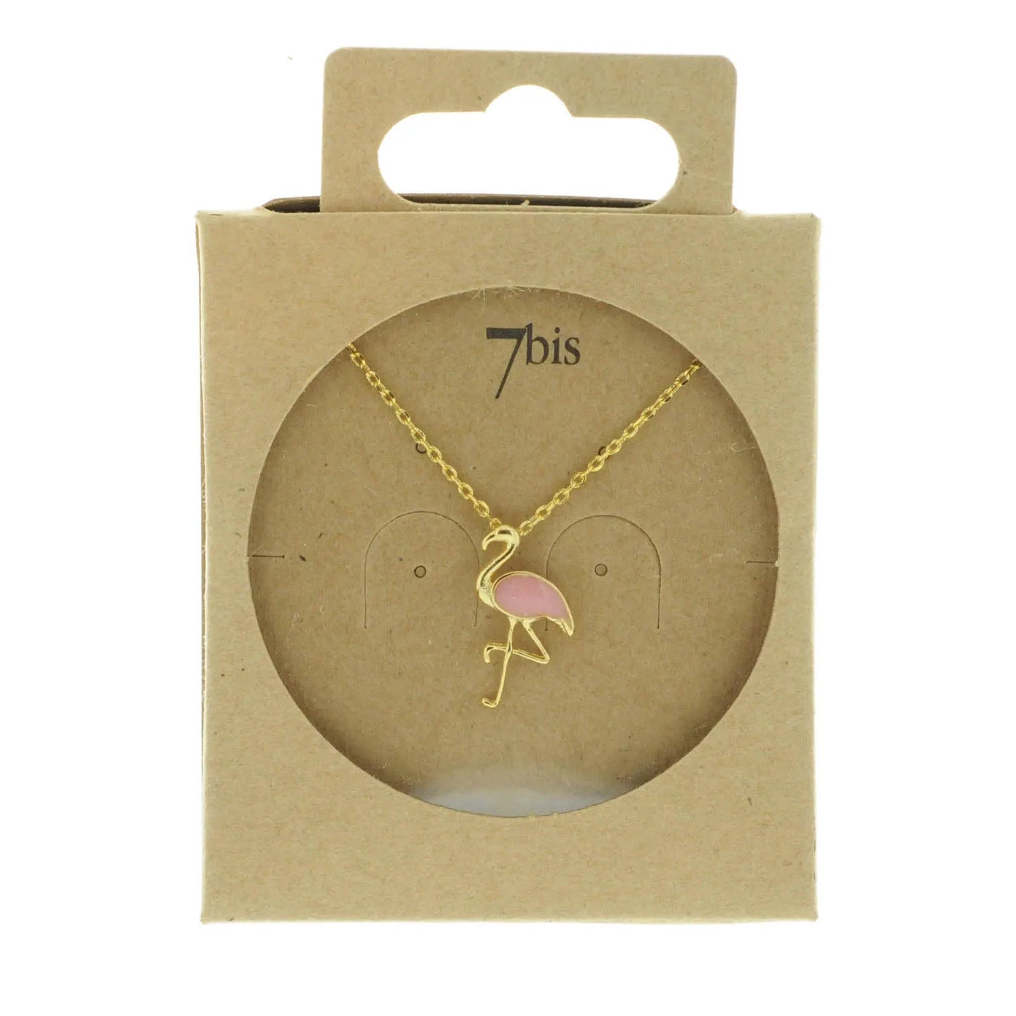 Kette kleiner Flamingo goldfarben