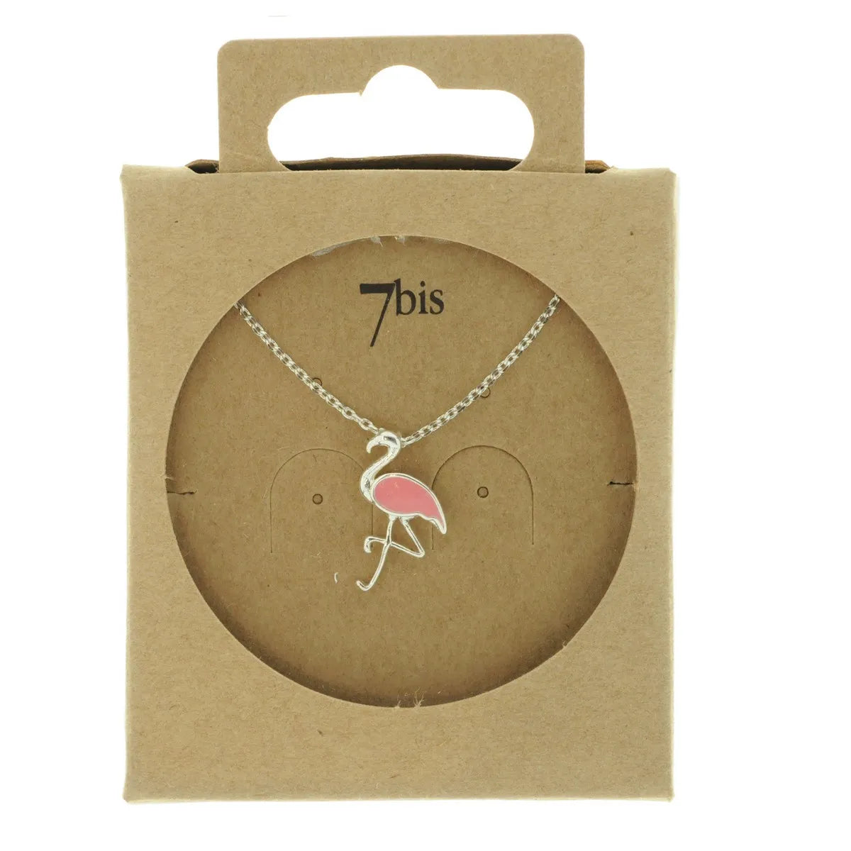 Kette kleiner Flamingo silberfarben
