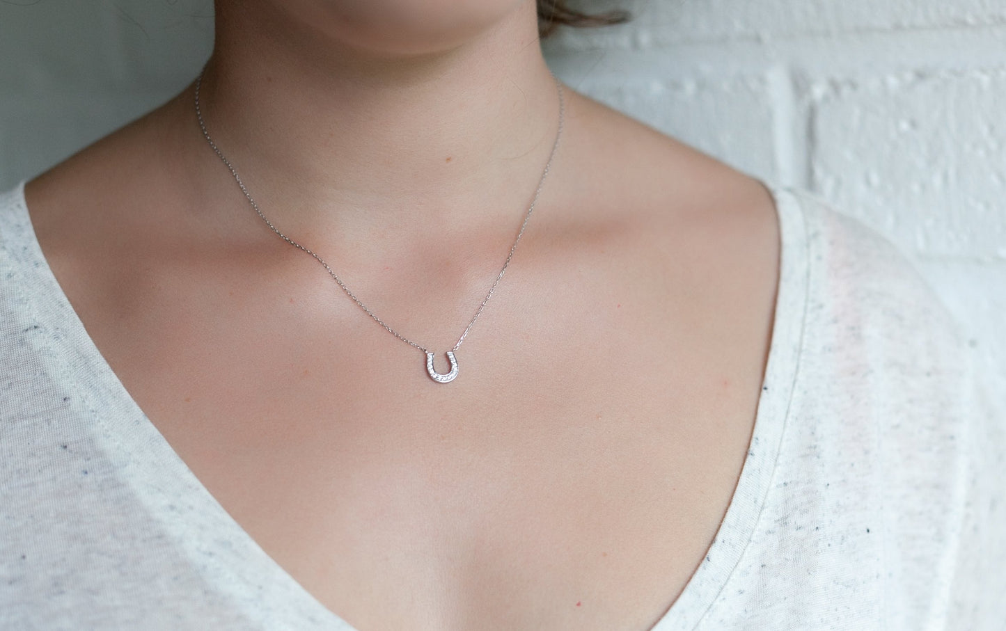 kette mit hufeisen aus silber