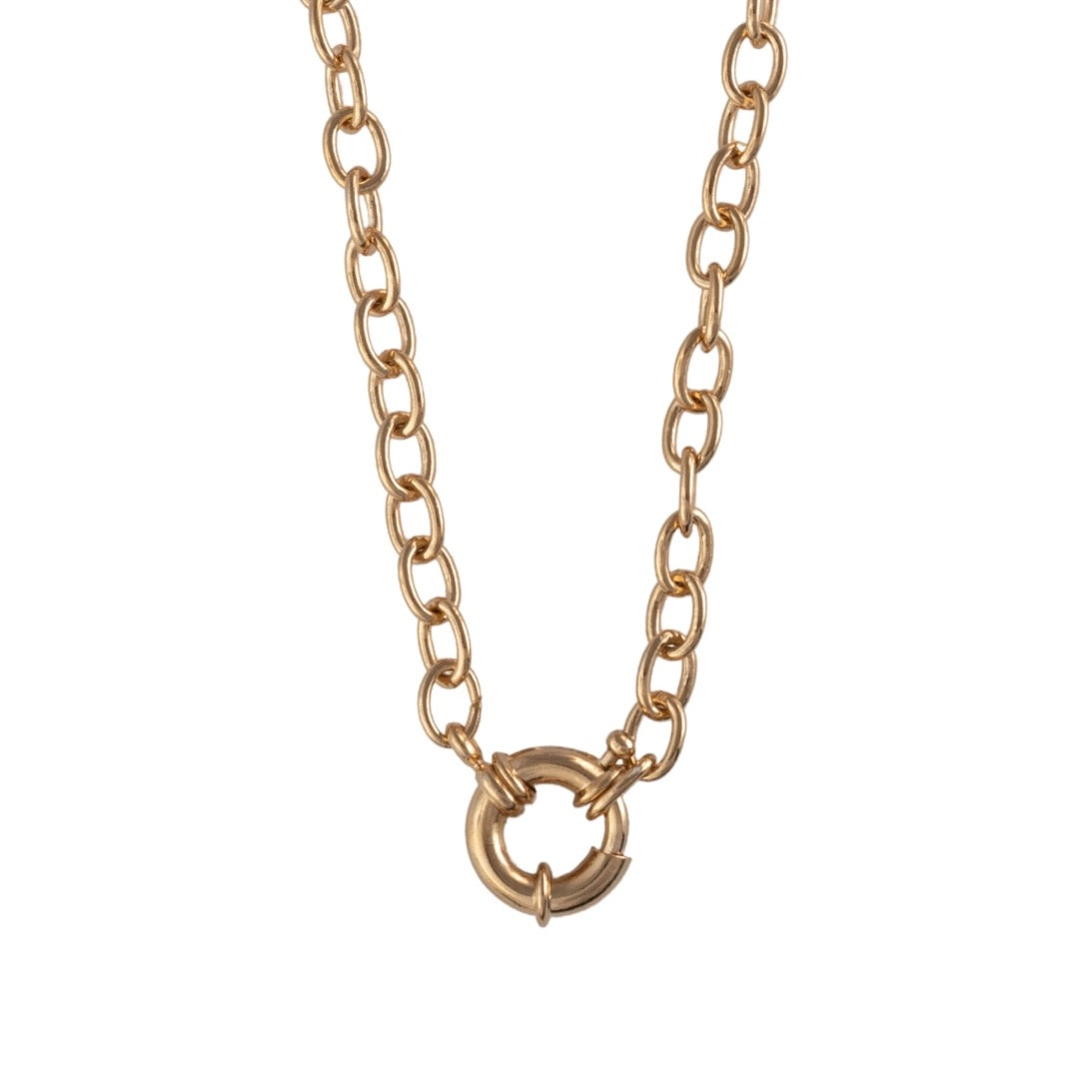 Kette mit Federring Sailor - 18K vergoldet