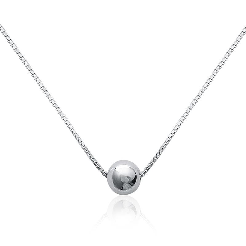 Kette mit Kugel Anhänger aus Silber