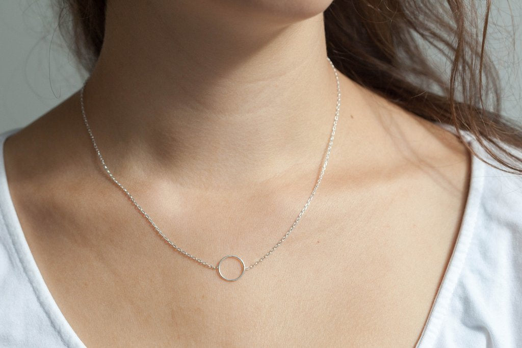 Kette mit Ring aus Silber