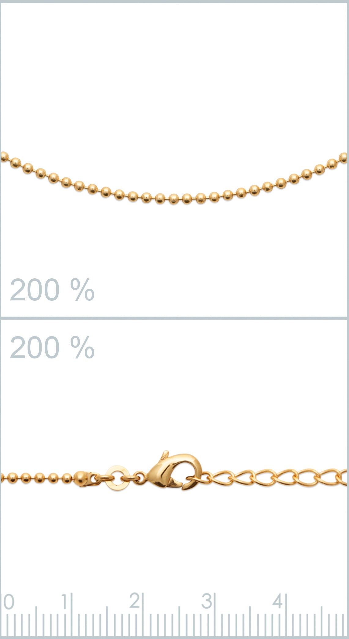 Kugelarmband Vergoldet für Damen