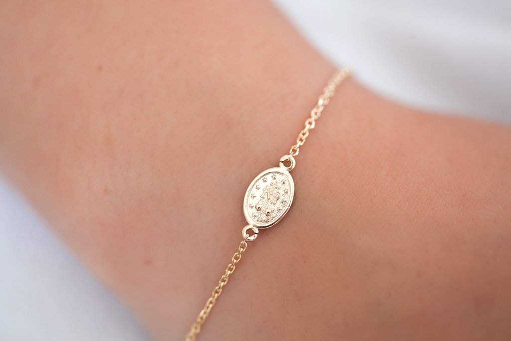 Armband "Heilige Maria" - 16K vergoldet