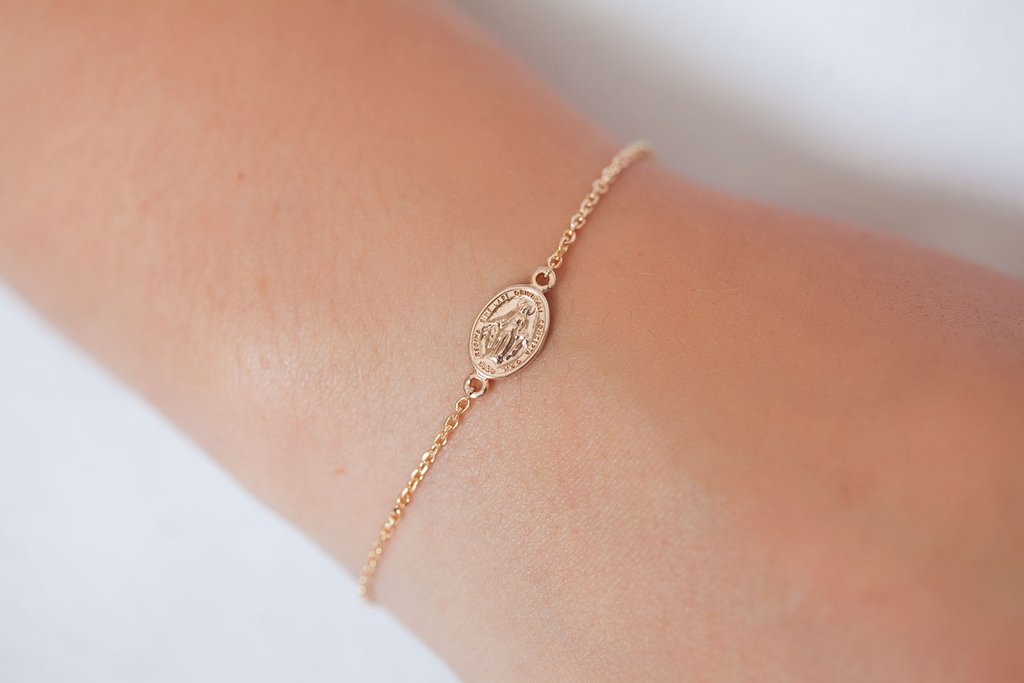 Armband "Heilige Maria" - 16K vergoldet