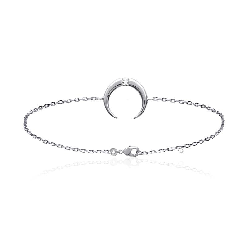 Mond Armkettchen aus Silber