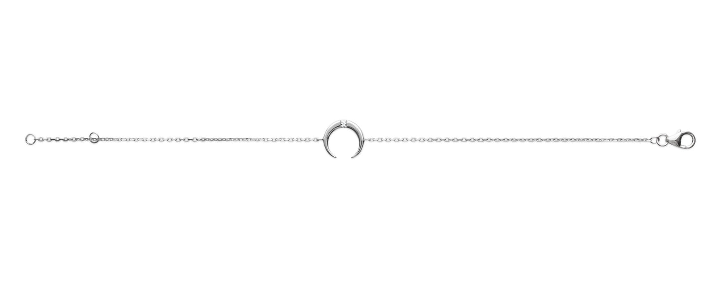 Mond Armkettchen aus Silber