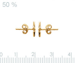 Nordstern Ohrstecker Vergoldet - Ohrringe Polarstern