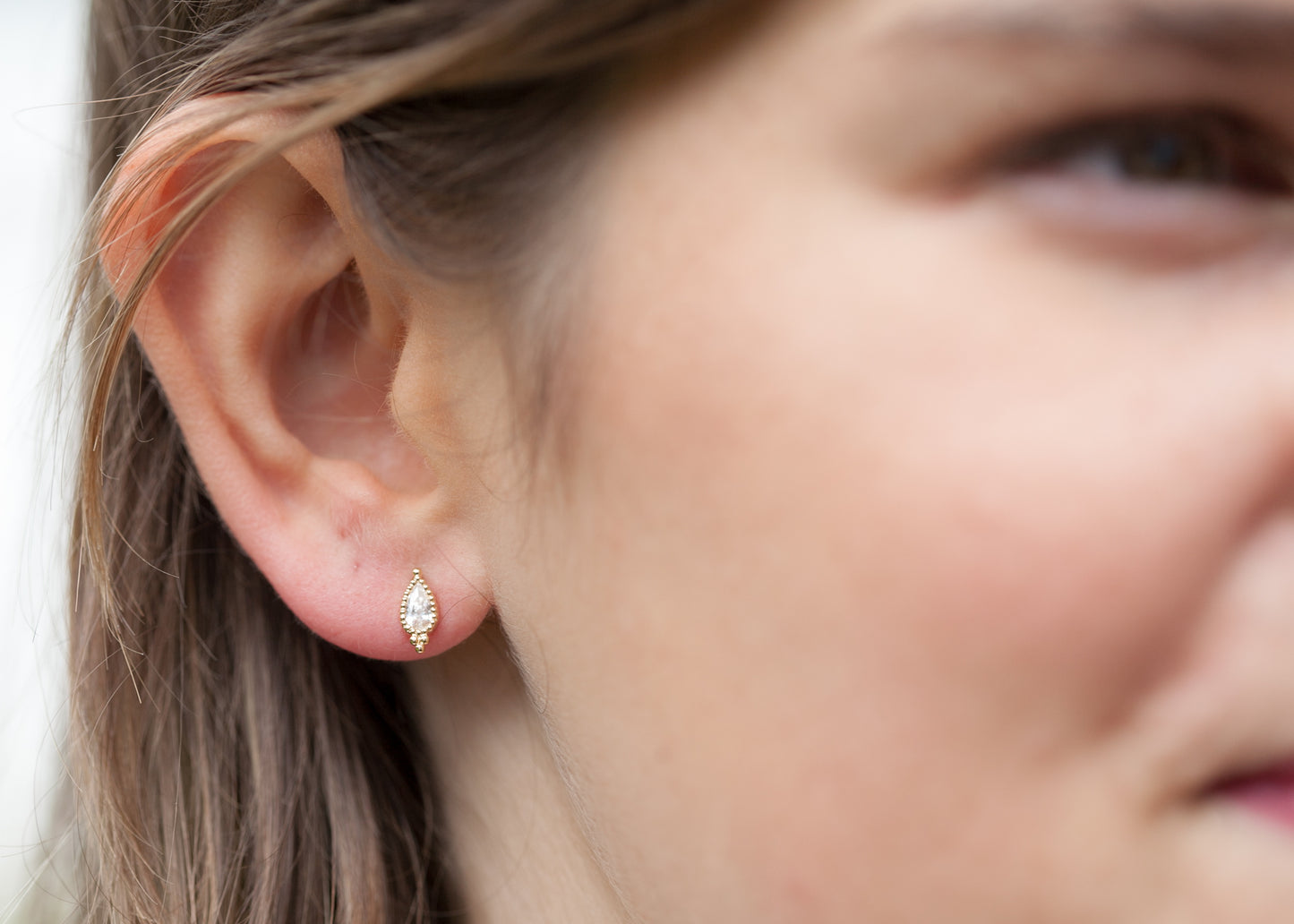 Ohrstecker Bindi Vergoldet - Ohrringe für Damen