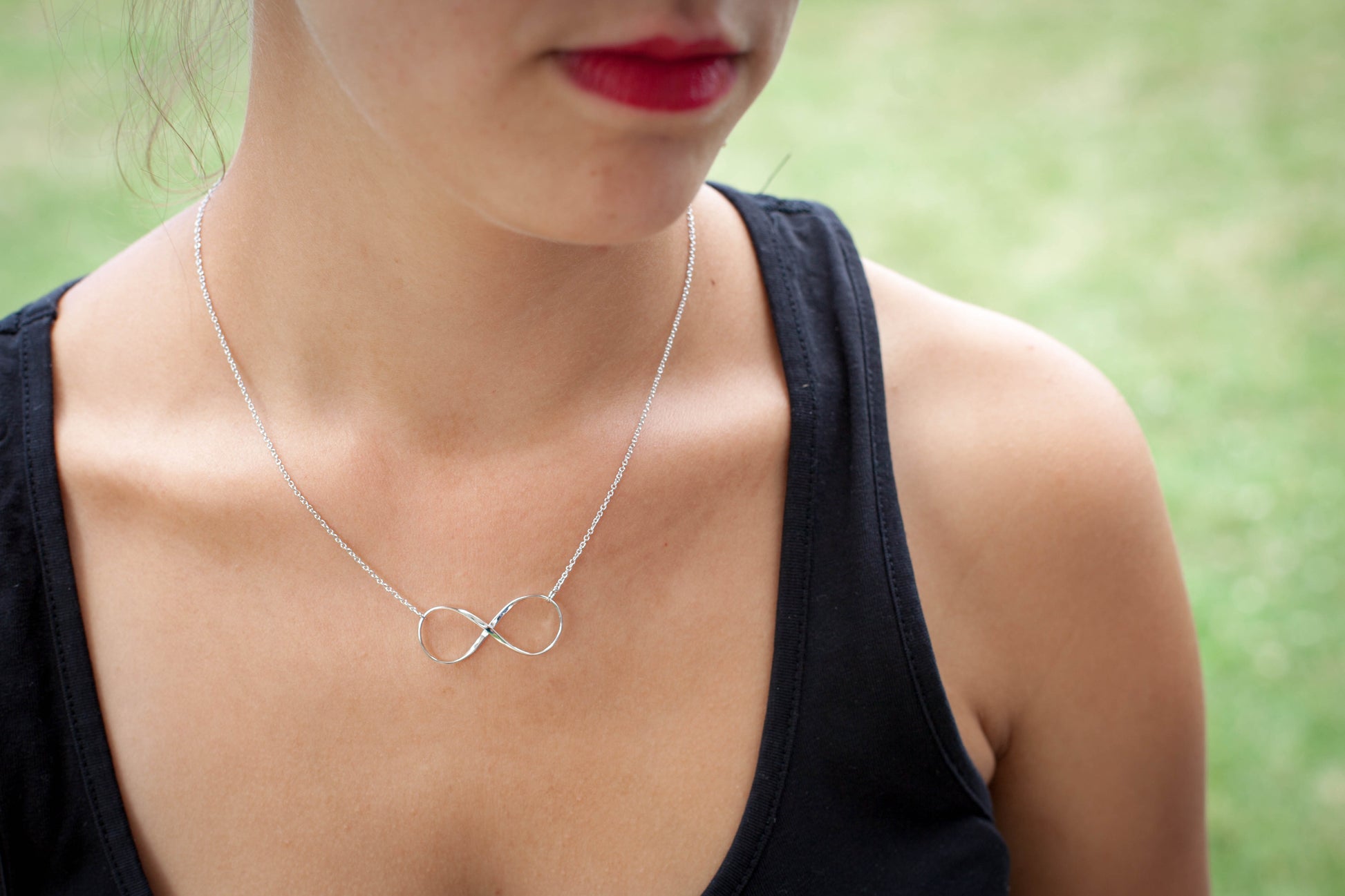Unendlich - Infinity Halskette aus Silber
