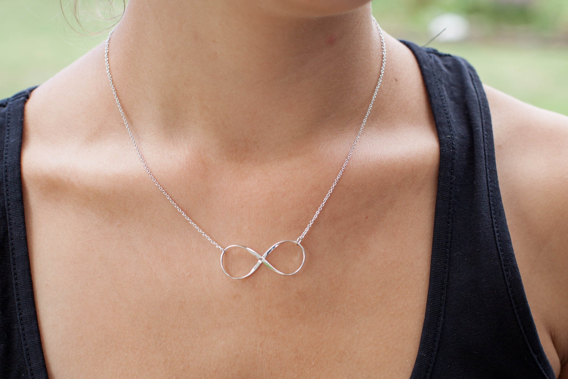 Unendlich - Infinity Halskette aus Silber