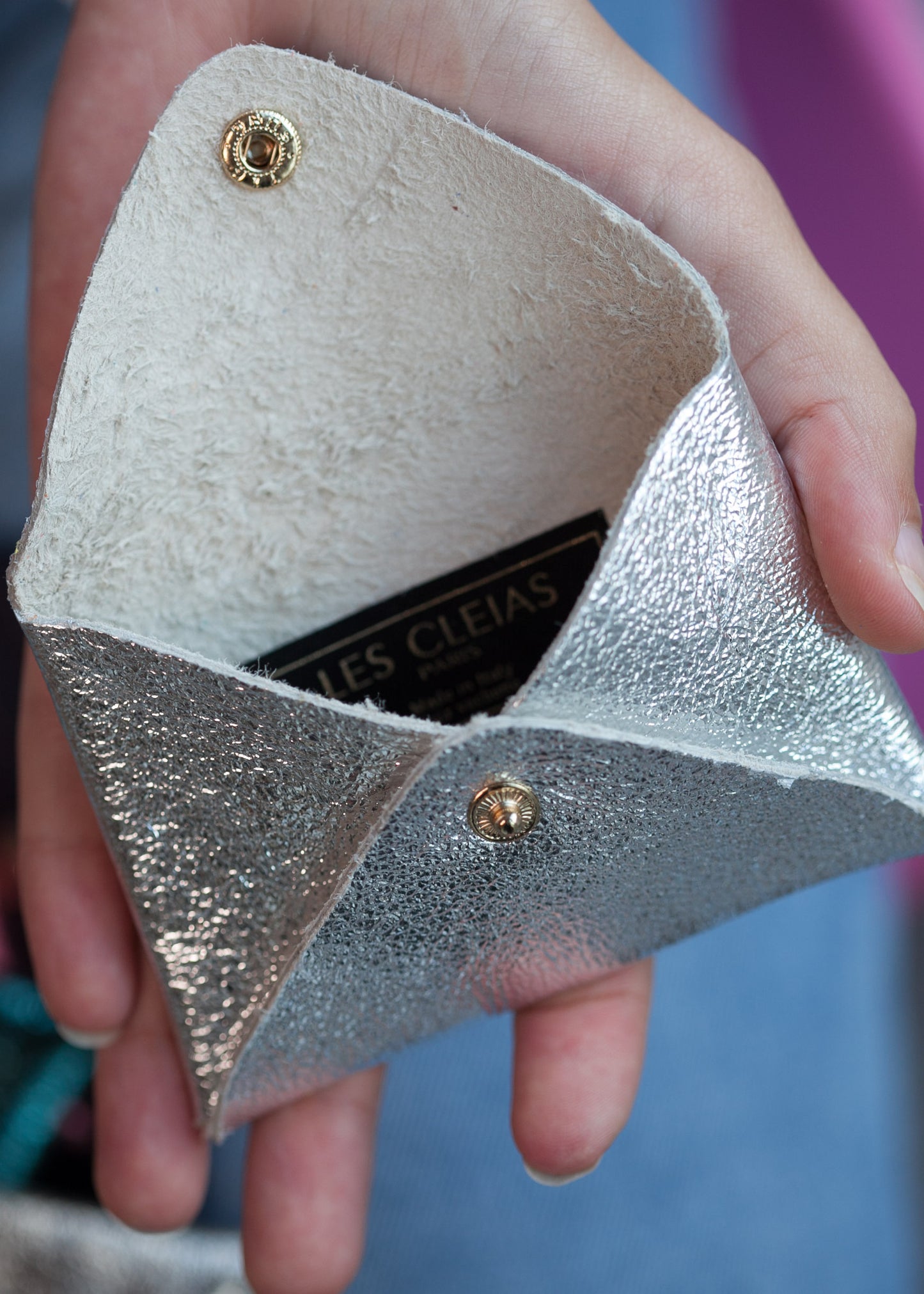 Mini-Ledertäschchen / Kartenetui