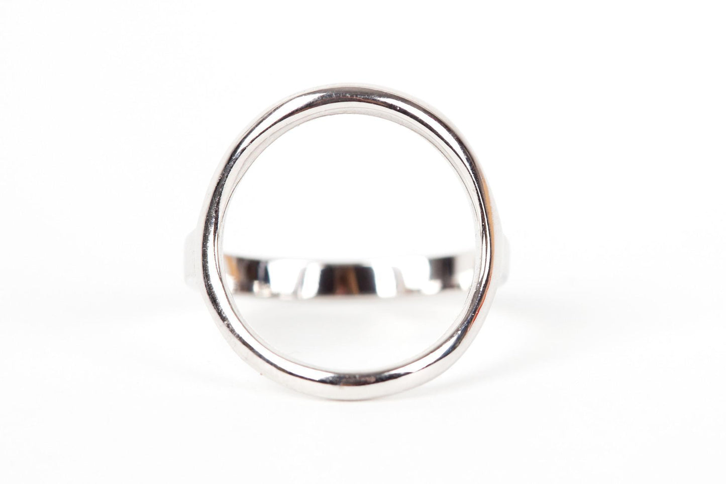 Ring mit Kreis aus Silber