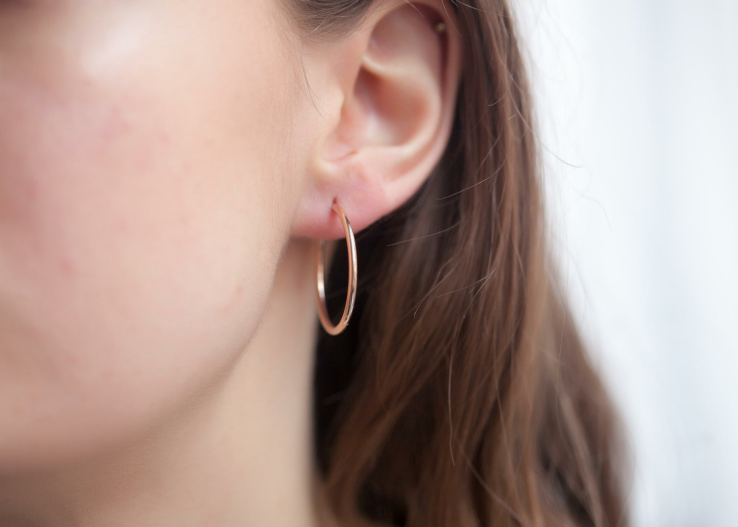 Creolen // 30 mm - Rosévergoldet