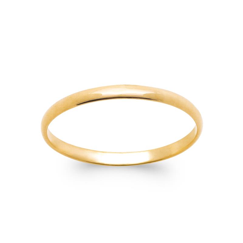 Schlichter Ring - 16 Karat vergoldet