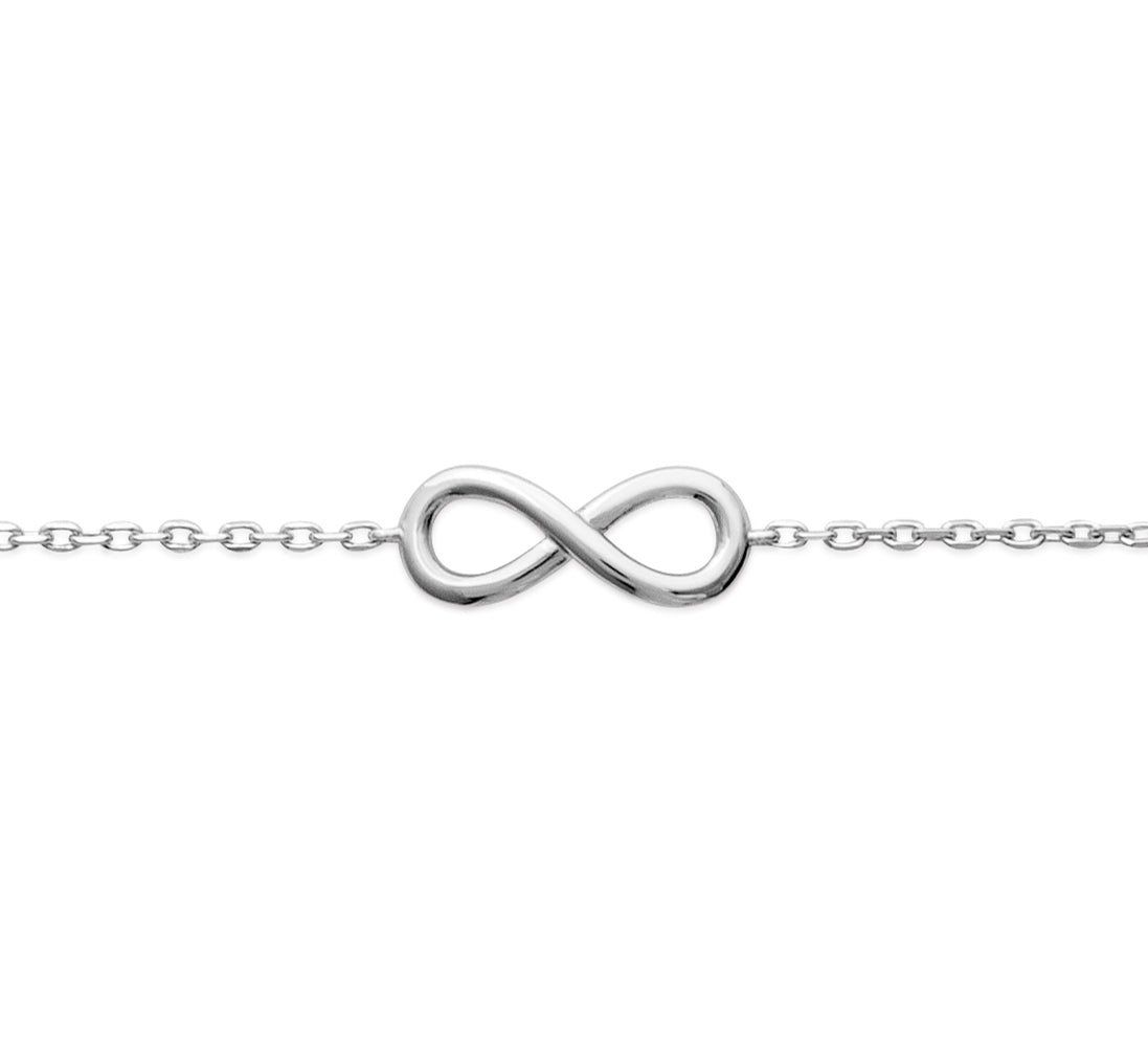 Armband Infinity Symbol Unendlichkeits-Zeichen aus Silber