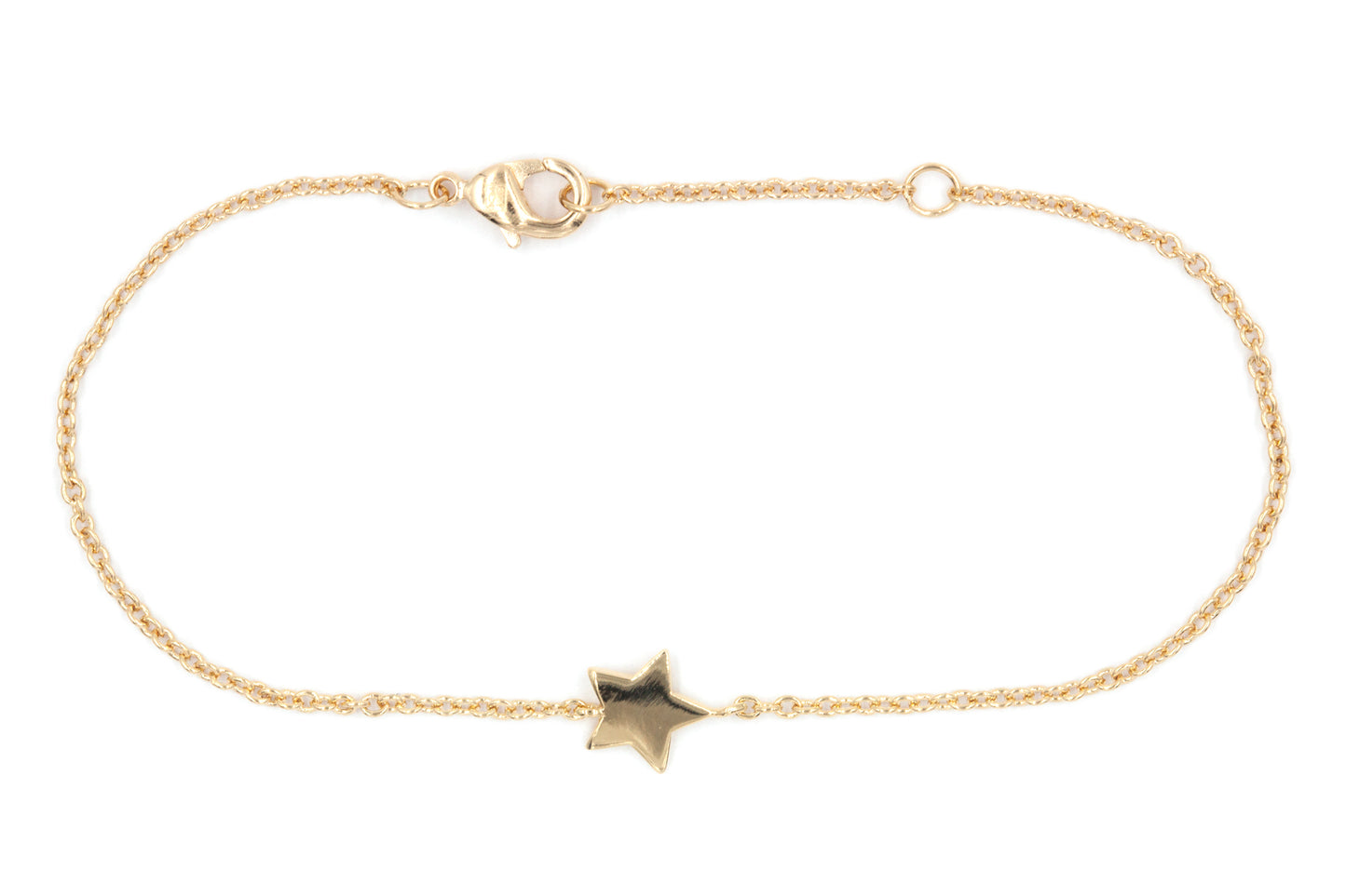 Zartes Armband mit Stern | 16Karat vergoldet
