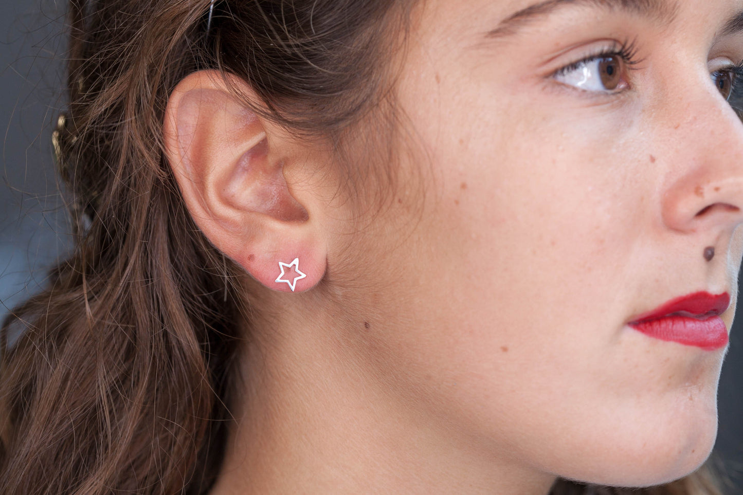 Ohrstecker Kinder Ohrringe klein Sterne aus Silber