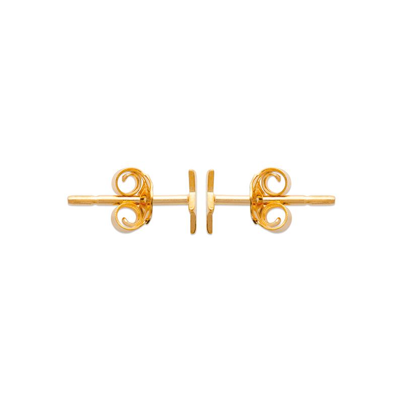 Ohrringe Ohrstecker Sterne vergoldet
