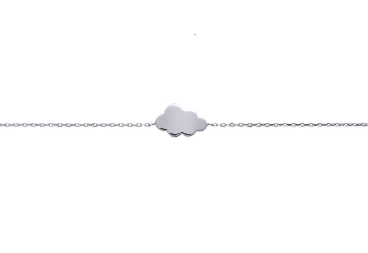 Armband mit Wolke aus Silber