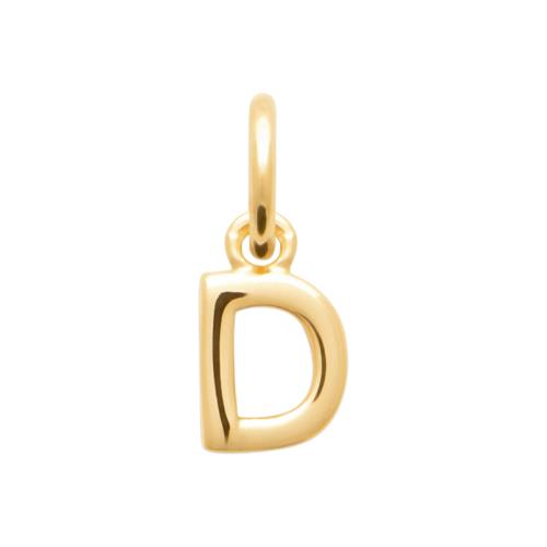 Halskette mit Buchstaben 16 Karat Vergoldet