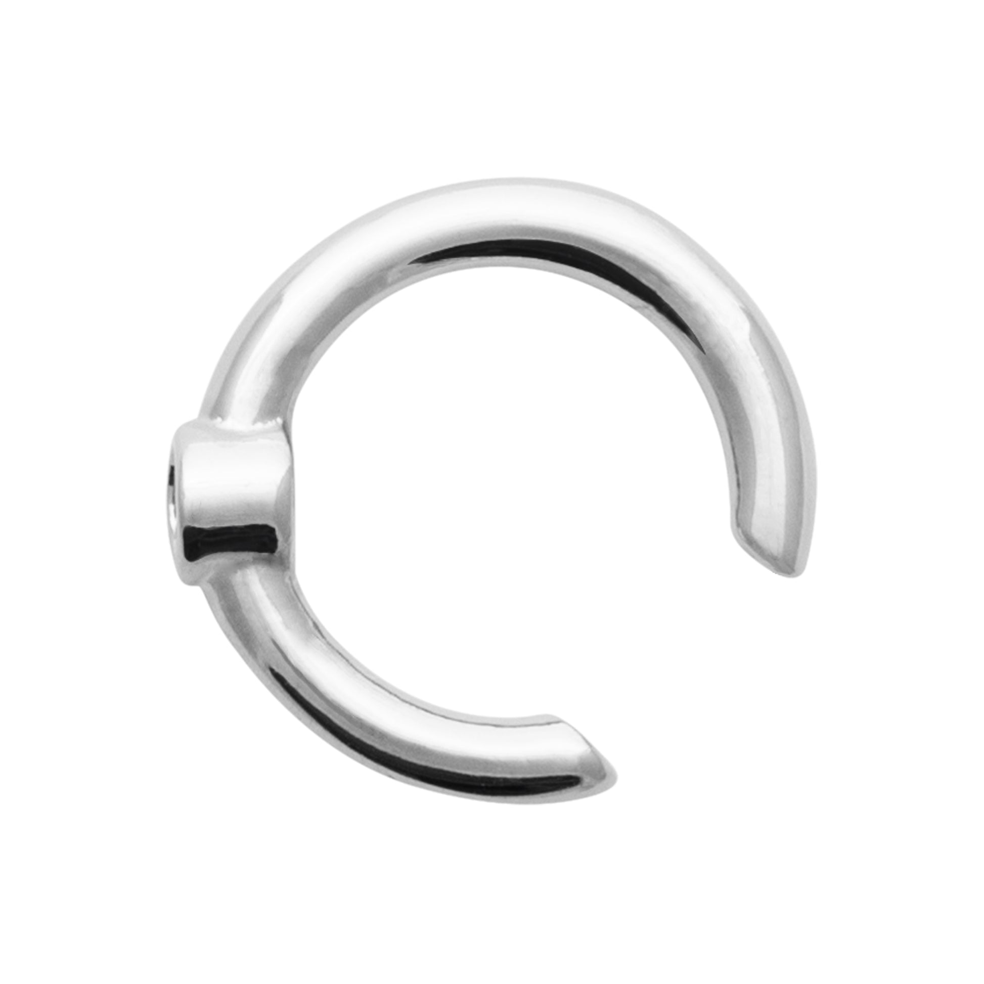 Ear Cuff aus 925er Silber mit Zirkonia – Ohrklemme ohne Piercing