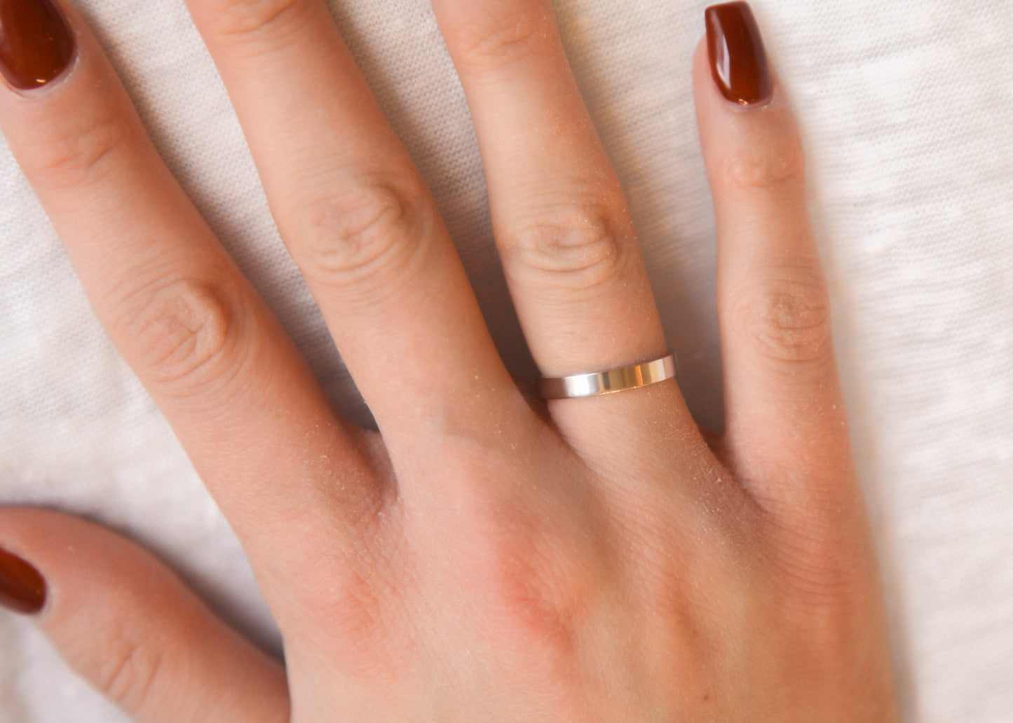 Allianzring aus 925 Silber – feiner, eleganter Silberring