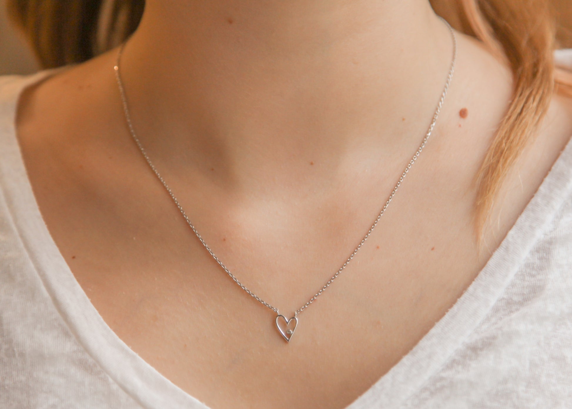 Silberkette mit Herzanhänger und Zirkonia – elegantes & zeitloses Design