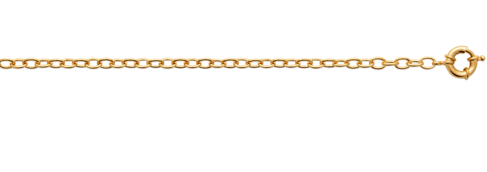 Armband mit Federring Sailor - 18K vergoldet
