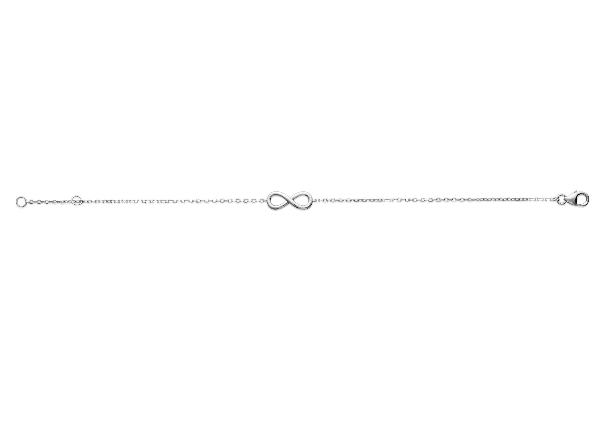 Armband Infinity Symbol Unendlichkeits-Zeichen aus Silber