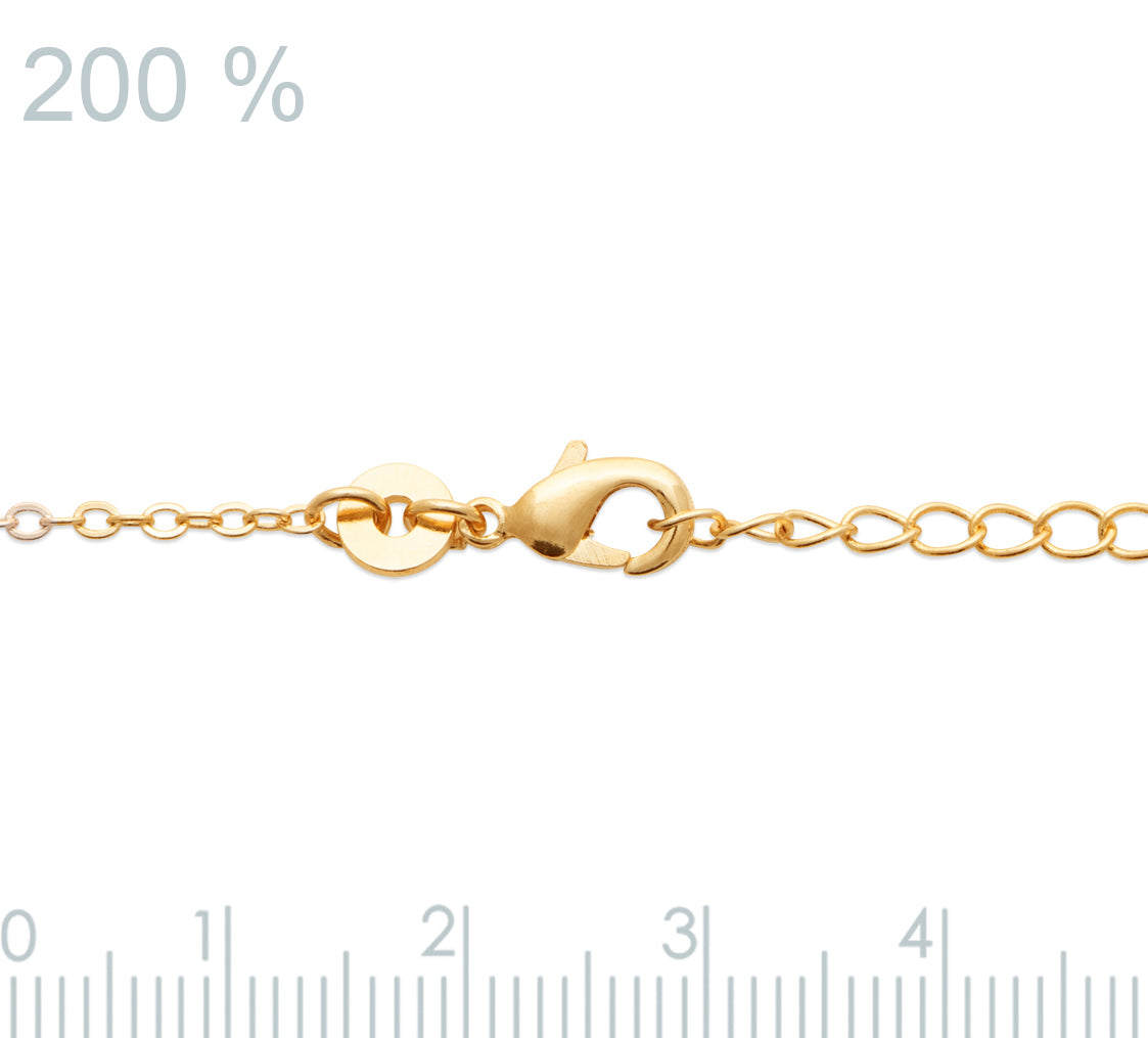 Amethyst Halskette - 16K vergoldet