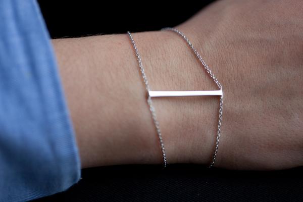 Doppeltes Armband mit Stab