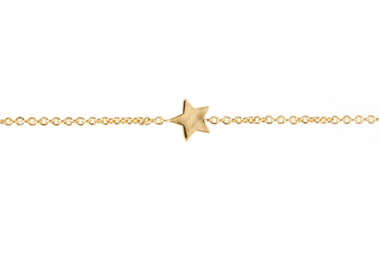 Zartes Armband mit Stern | 16Karat vergoldet