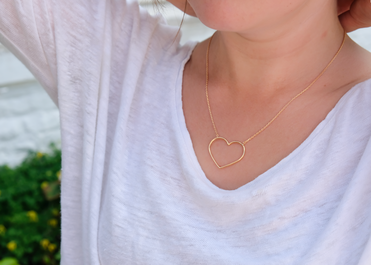 Halskette Herz Vergoldet - Herzkette für Frauen