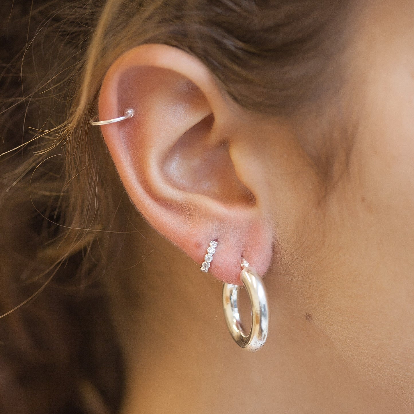 silber earcuff