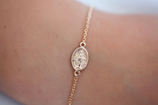 Armband "Heilige Maria" - 16K vergoldet