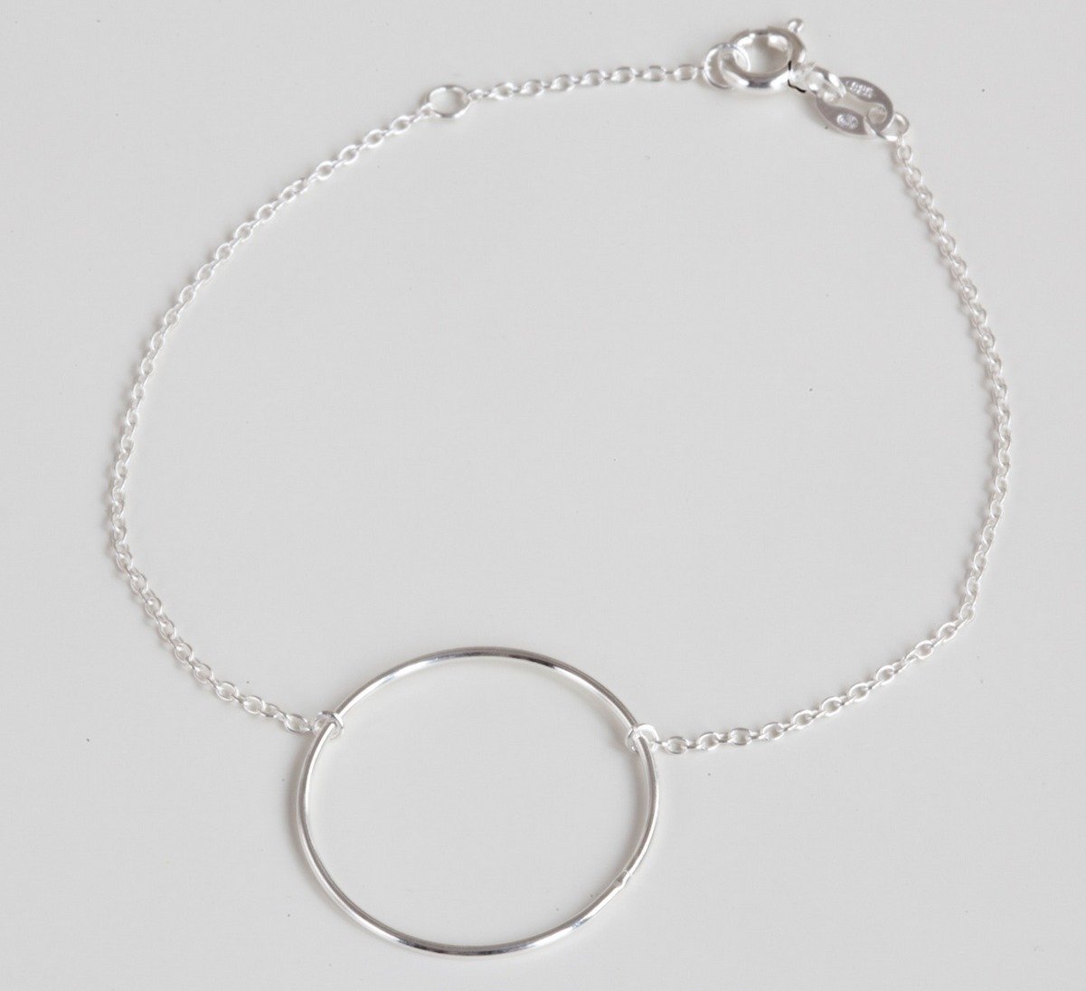 Armband mit eingearbeitetem Ring aus Silber