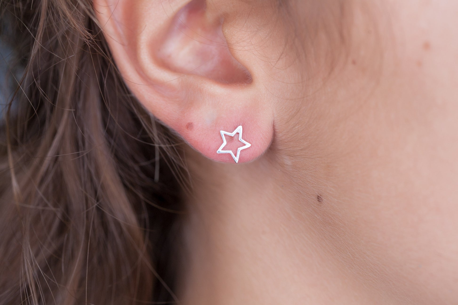 Ohrstecker Kinder Ohrringe klein Sterne aus Silber