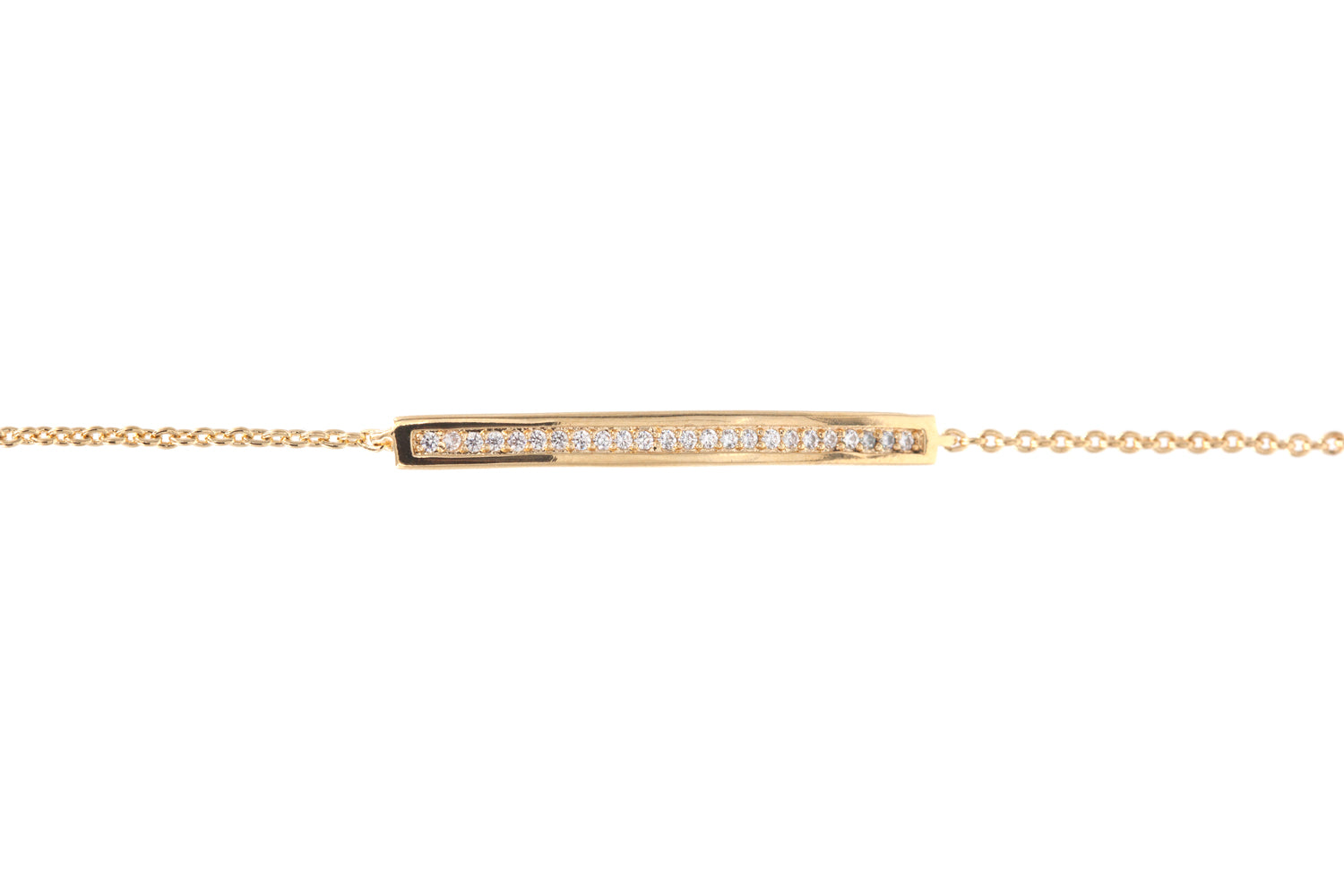 Armband mit Zirkonia | 16Karat vergoldet